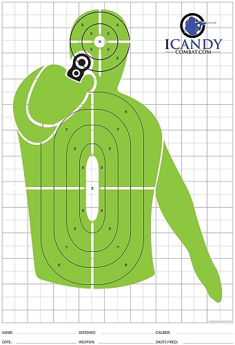 icandy combat green shooter paper targets image