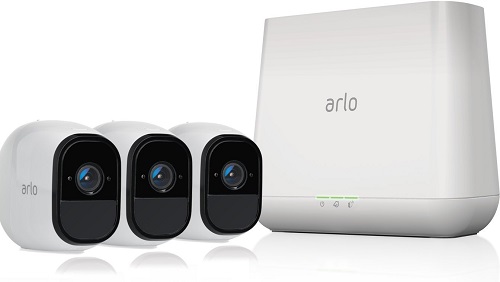arlo pro by netgear security system with siren image